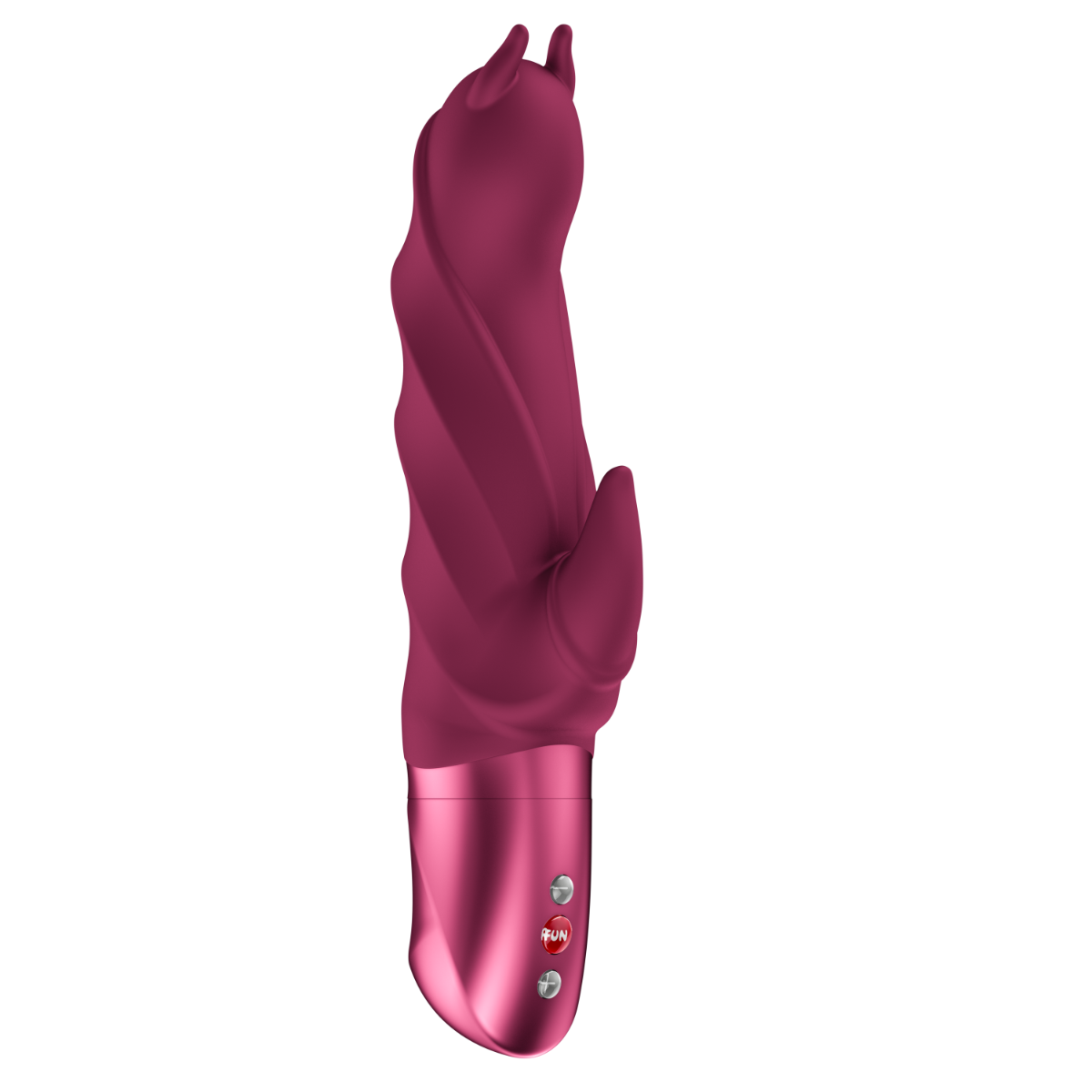 Fun Factory Darling Devil - Rabbit Vibrator in Wine Red – additional product view 