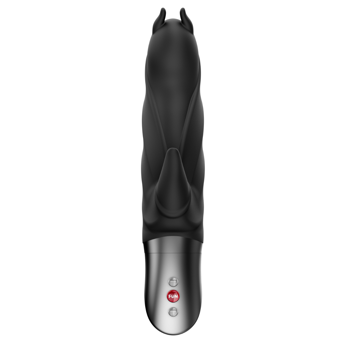Fun Factory Darling Devil - Rabbit Vibrator in Black – additional product view #Colour_Black