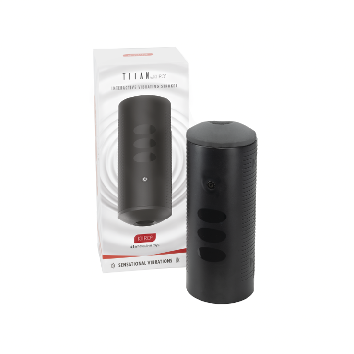 Kiiroo Titan in Black – front view