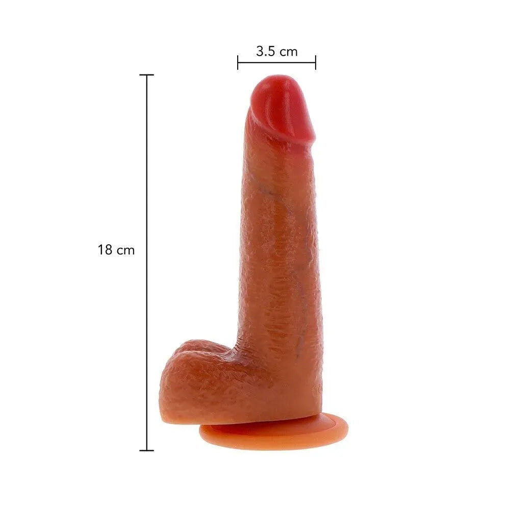 ToyJoy Get Real Silicone Sliding Foreskin Dildo - Rapture Works