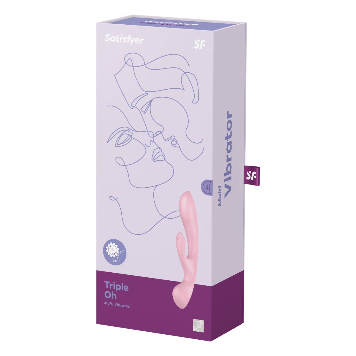 Satisfyer Triple Oh in Pink 