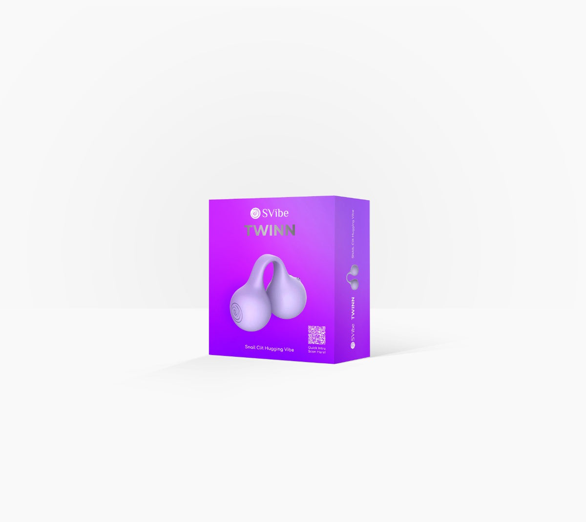 Snail Vibe TWINN App-Controlled Clit-Hugging Vibrator in Lilac – front view #Colour_Lilac