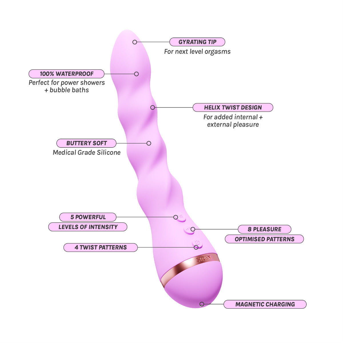Vush Siren in Purple – alternate product view