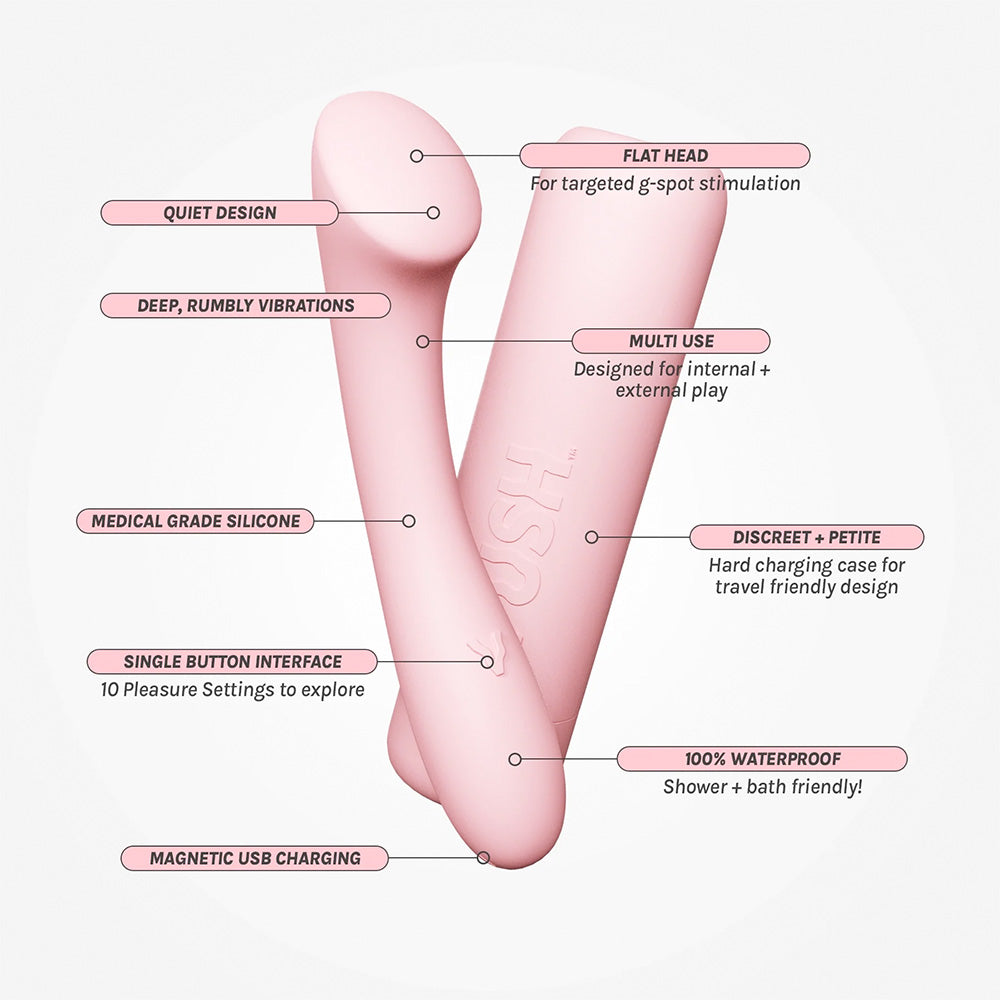 Vush Shine in Pink Friday – feature infographic