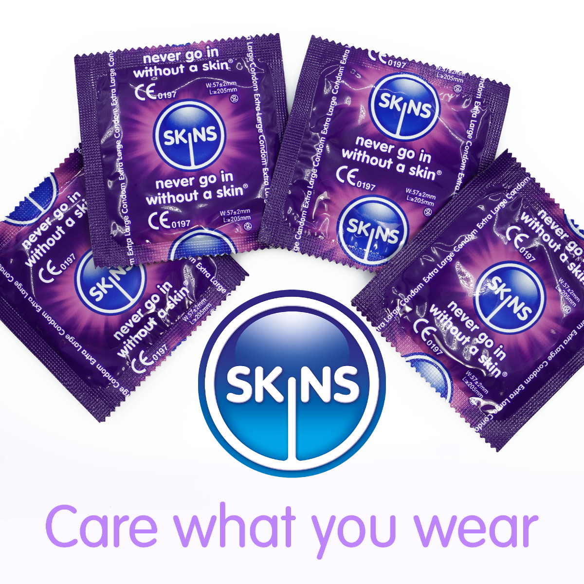 Skins Extra Large Premium Condoms - 500 Pack - product detail 2