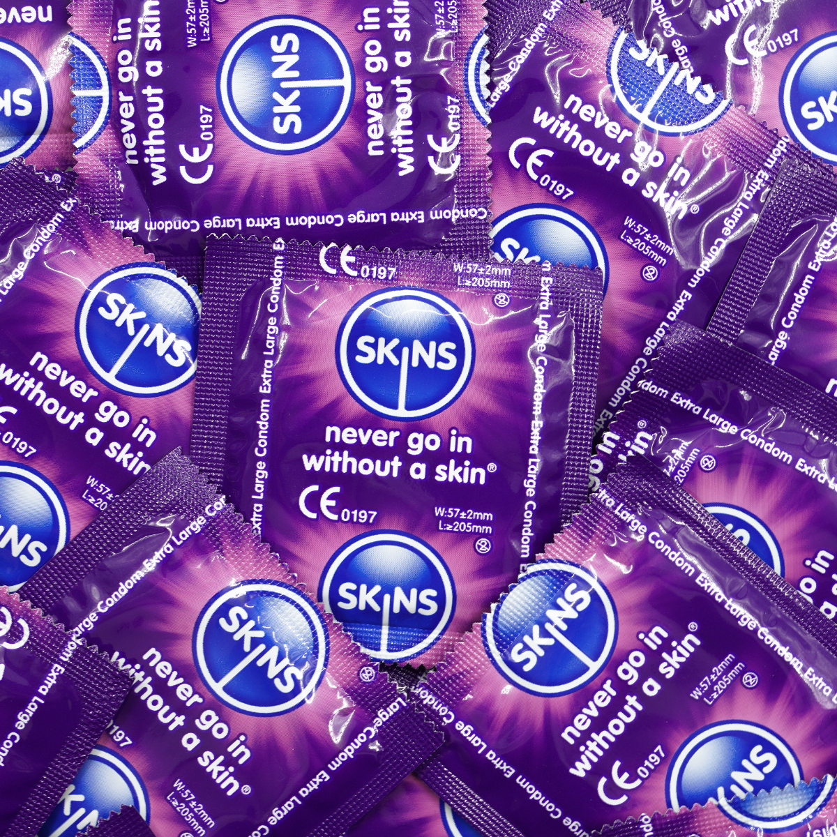 Skins Extra Large Premium Condoms - 500 Pack - product view
