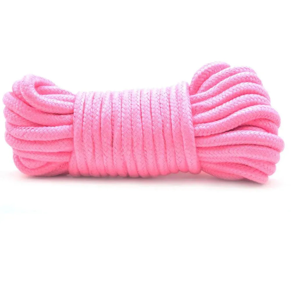 10 Metres Cotton Bondage Rope Pink - Rapture Works