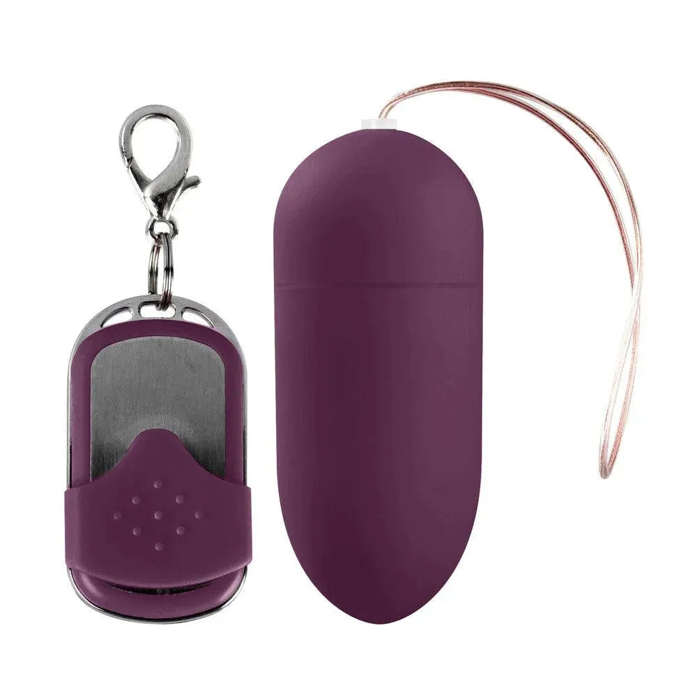 10 Speed Remote Vibrating Egg BIG Purple - Rapture Works