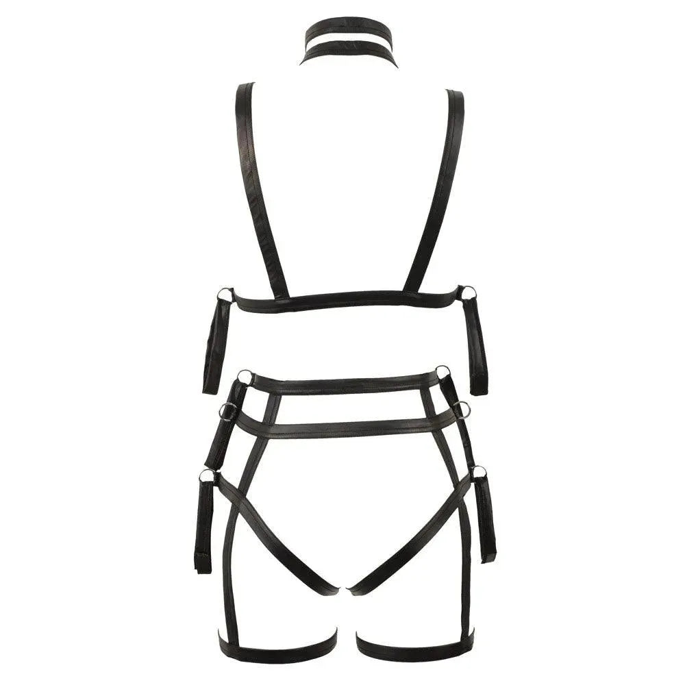2 Piece Matt Look Bondage Set - Rapture Works