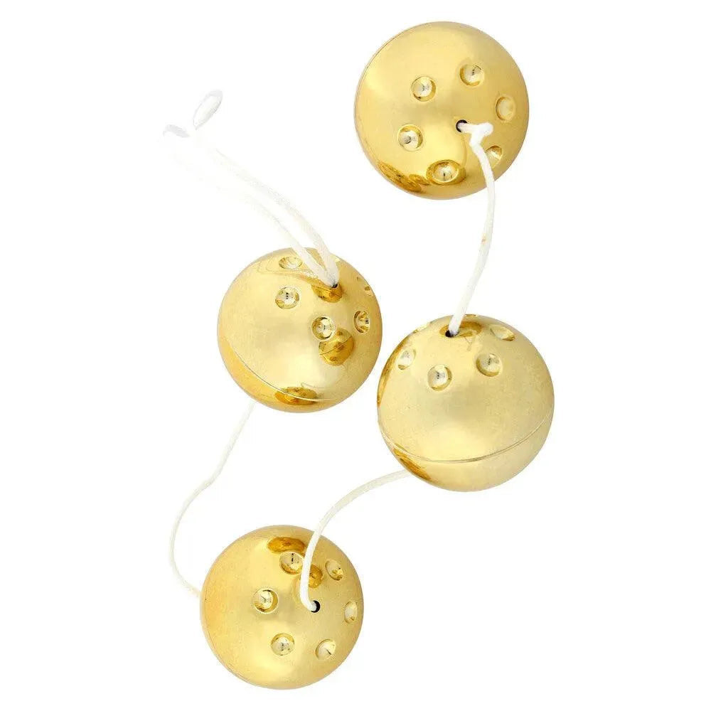4 Gold Vibro Balls - Rapture Works
