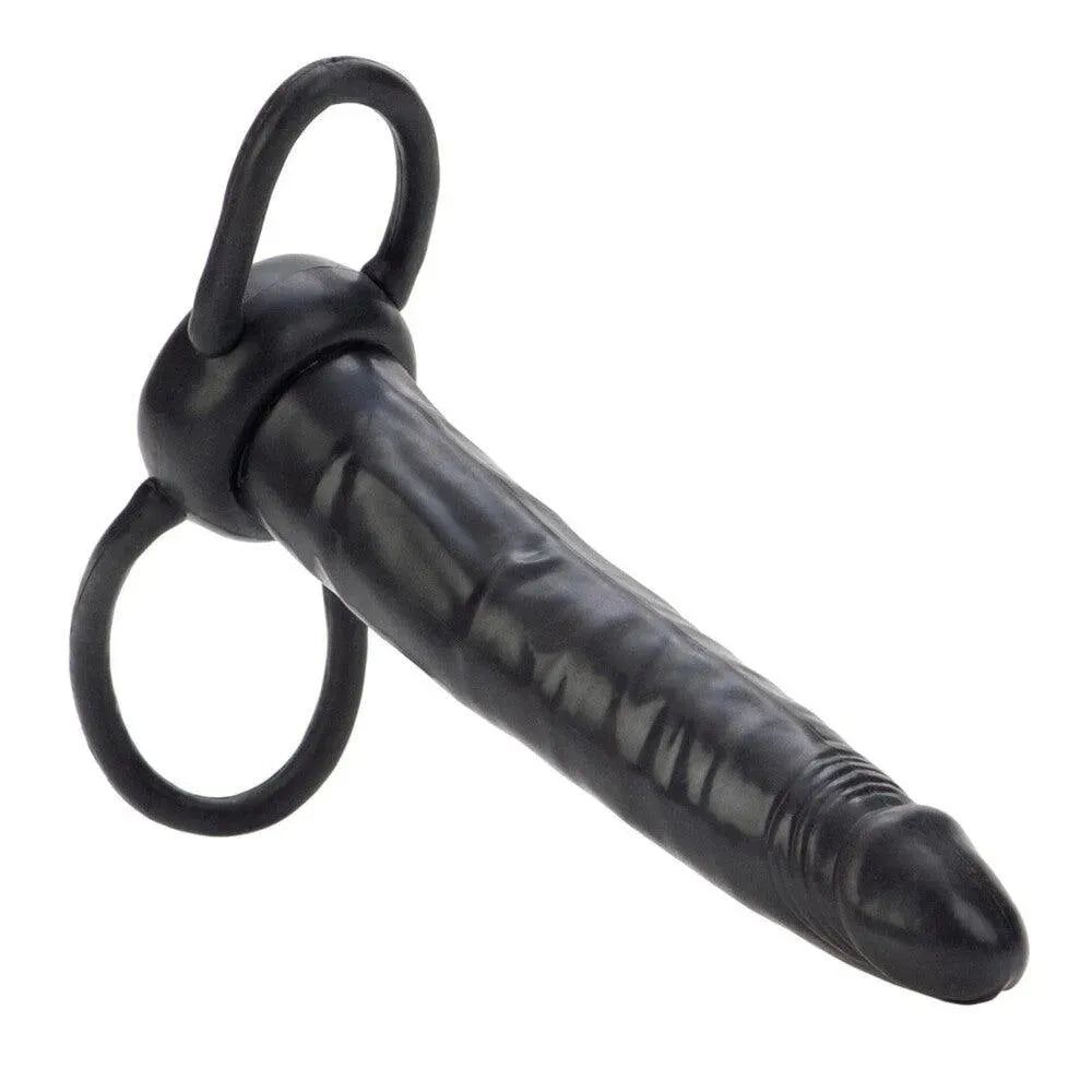 Accommodator Dual Penetrator Black Dildo - Rapture Works