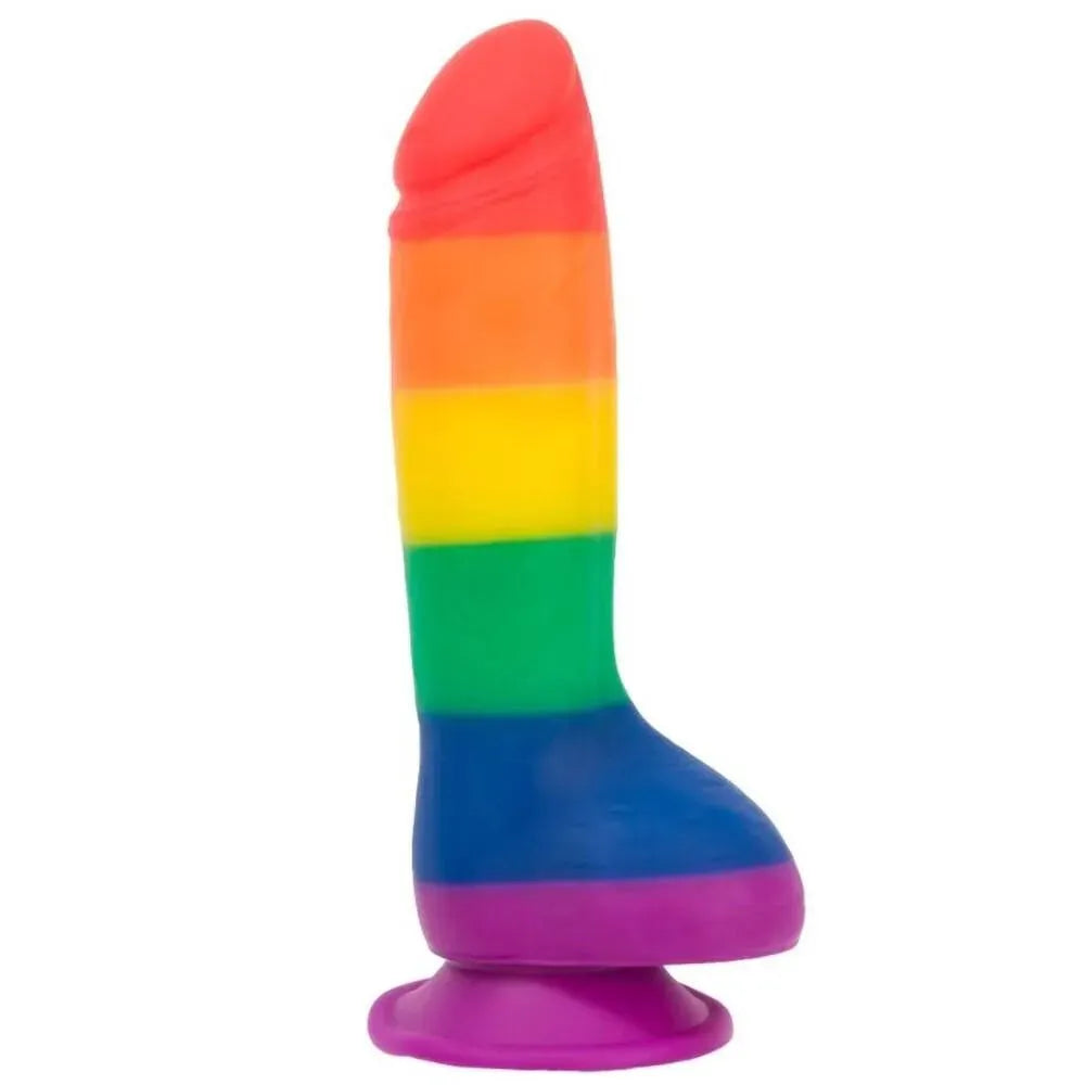 Addiction Justin 8 Inch Rainbow Dildo - Rapture Works