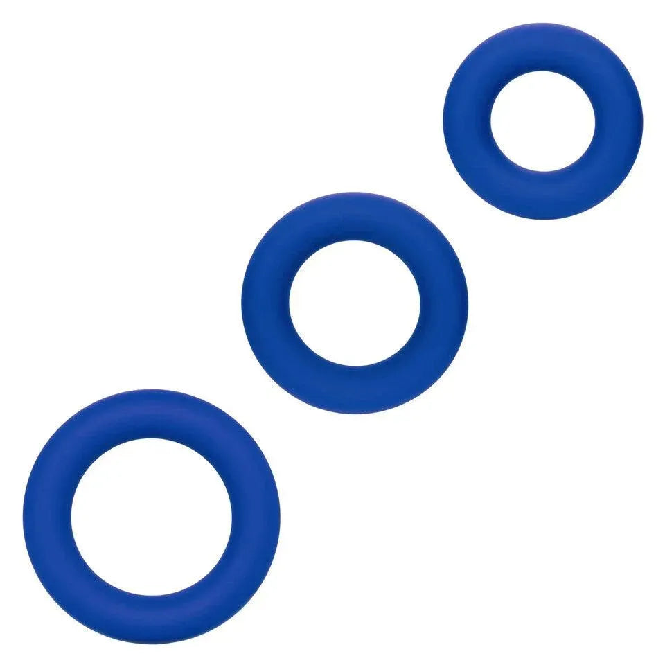 Admiral Universal Cock Ring Set Blue - Rapture Works