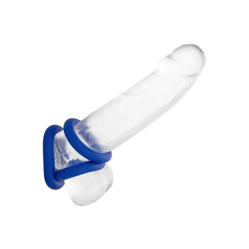 Admiral Universal Cock Ring Set Blue - Rapture Works