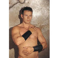 LEATHER ARM GAUNTLET WITH RIVETS
