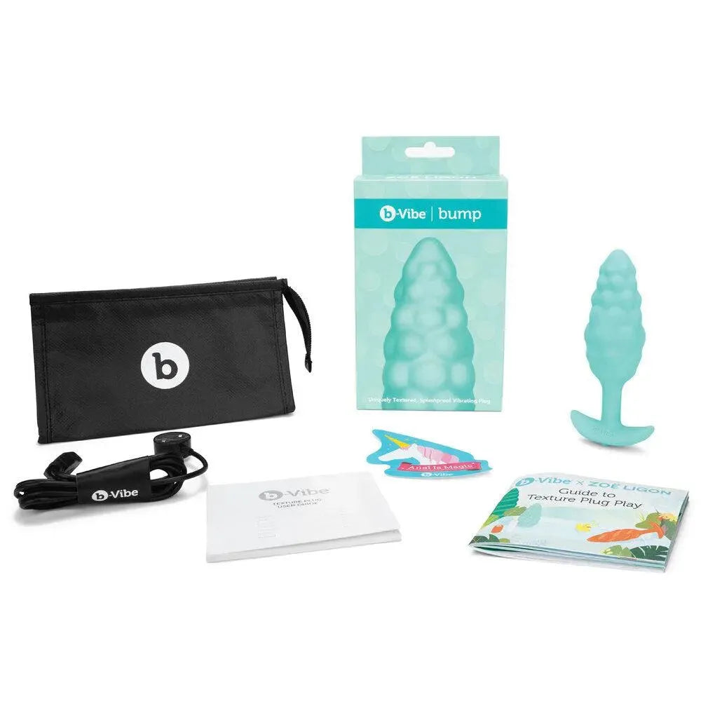 B-Vibe Bump Textured Butt Plug - Rapture Works