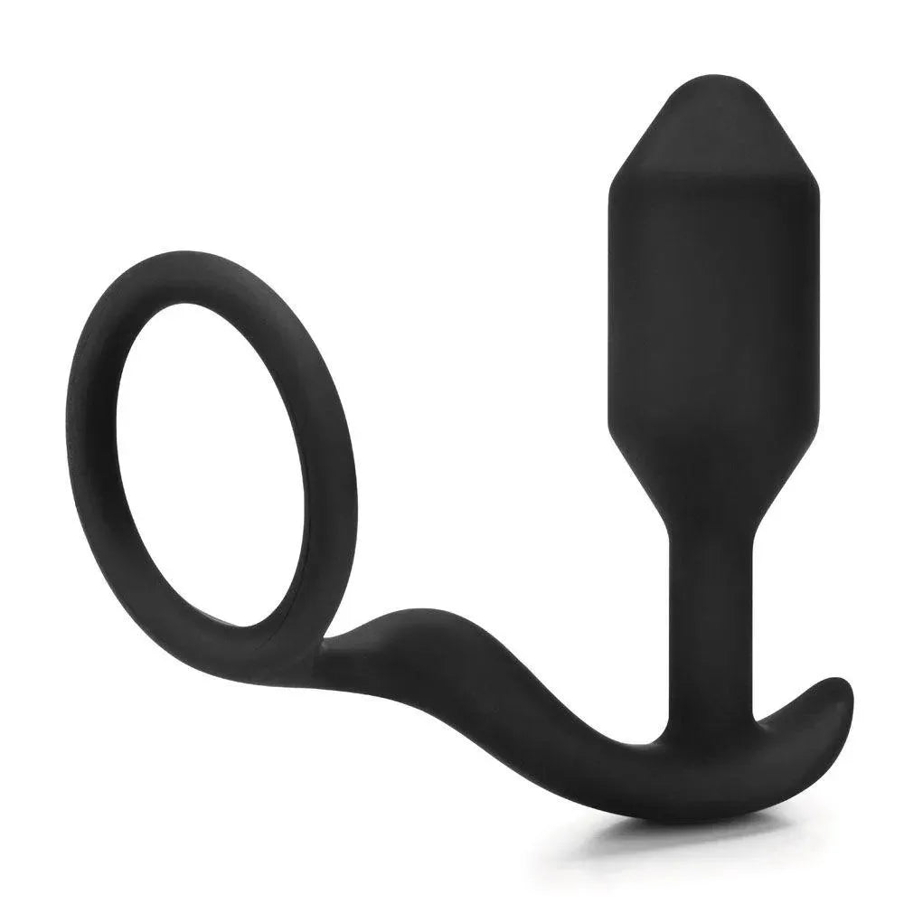B-Vibe Snug And Tug Anal Plug And Cock Ring - Rapture Works