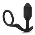 SNUG & TUG PENIS RING WITH WEIGHTED ANAL PLUG