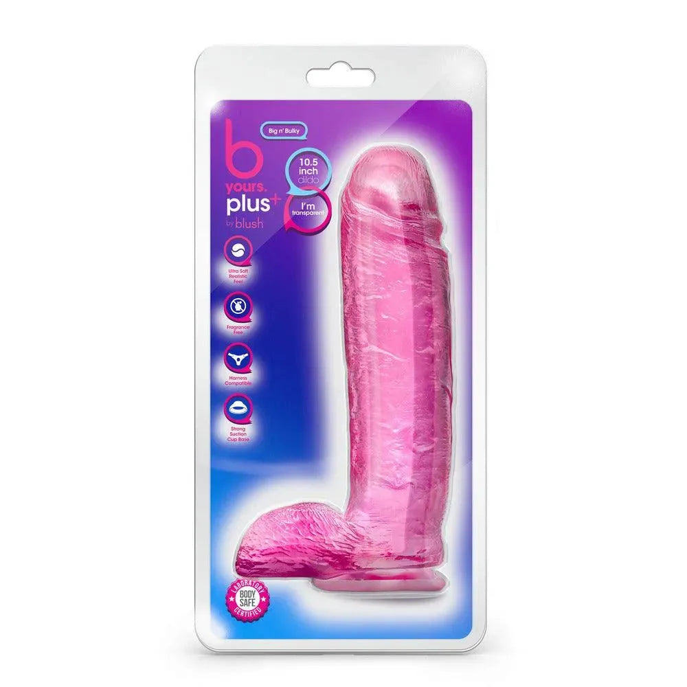 B Yours Plus Big N Bulky 10.5 Inch Dildo - Rapture Works