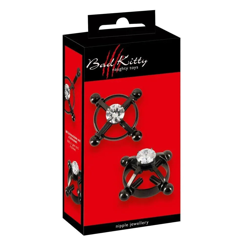 Bad Kitty Shiny Star Nipple Jewelery - Rapture Works