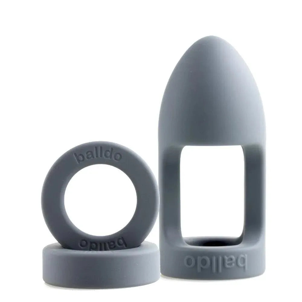 Balldo The Worlds First Ball Dildo Steel Grey - Rapture Works