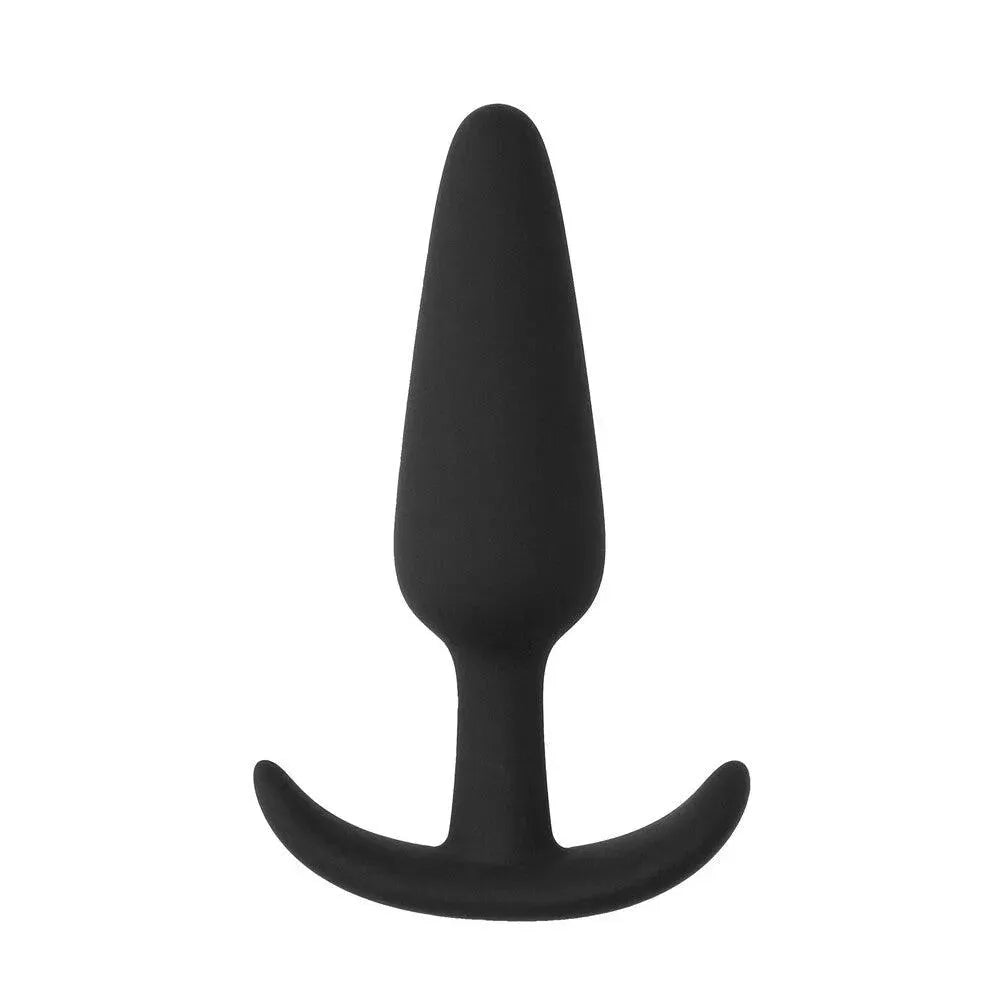 Beginners Size Slim Butt Plug Black - Rapture Works