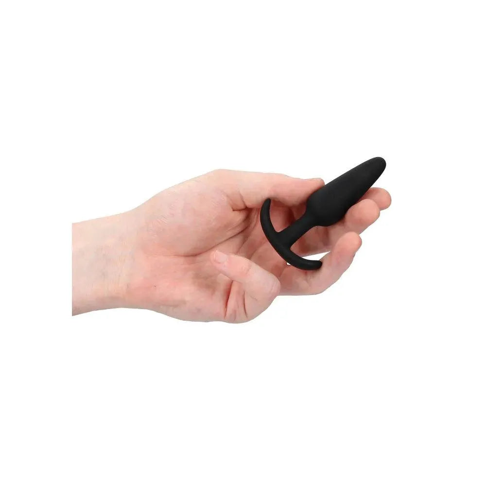 Beginners Size Slim Butt Plug Black - Rapture Works