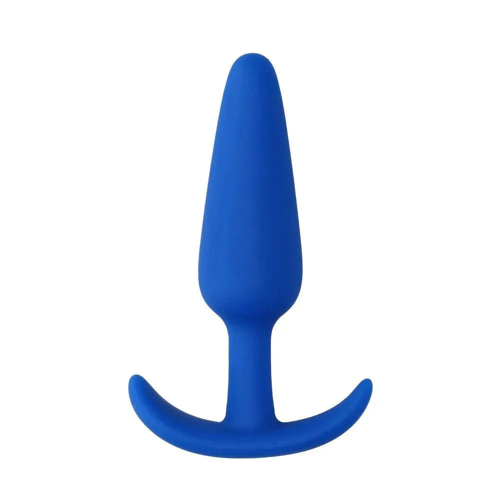 Beginners Size Slim Butt Plug Blue - Rapture Works