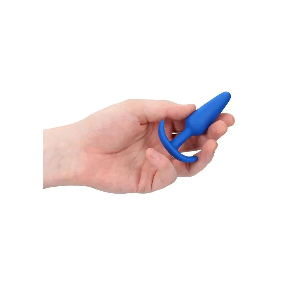 Beginners Size Slim Butt Plug Blue - Rapture Works