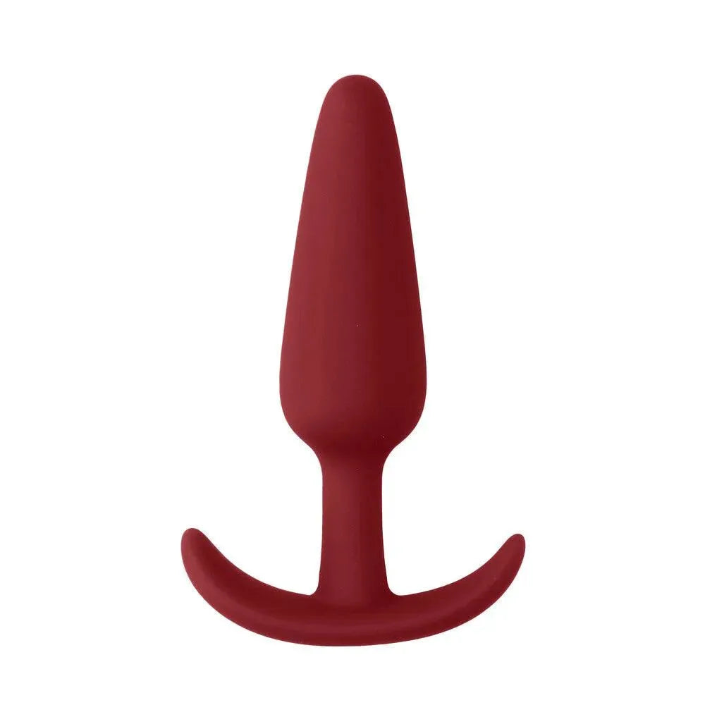 Beginners Size Slim Butt Plug Red - Rapture Works