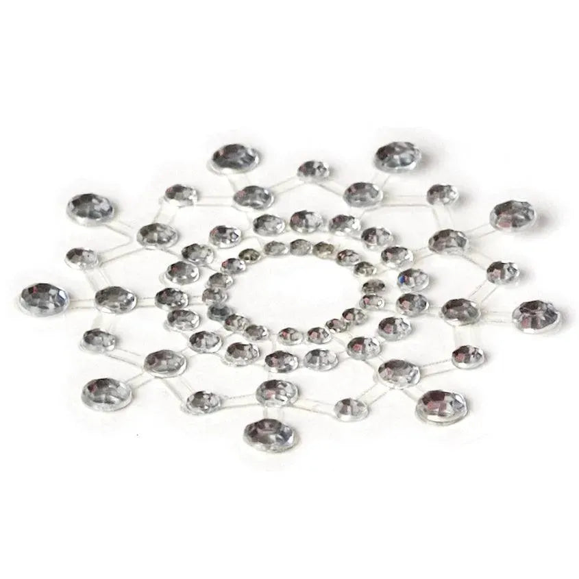 Bijoux Indiscrets Mimi Rhinestone Pasties Silver - Rapture Works