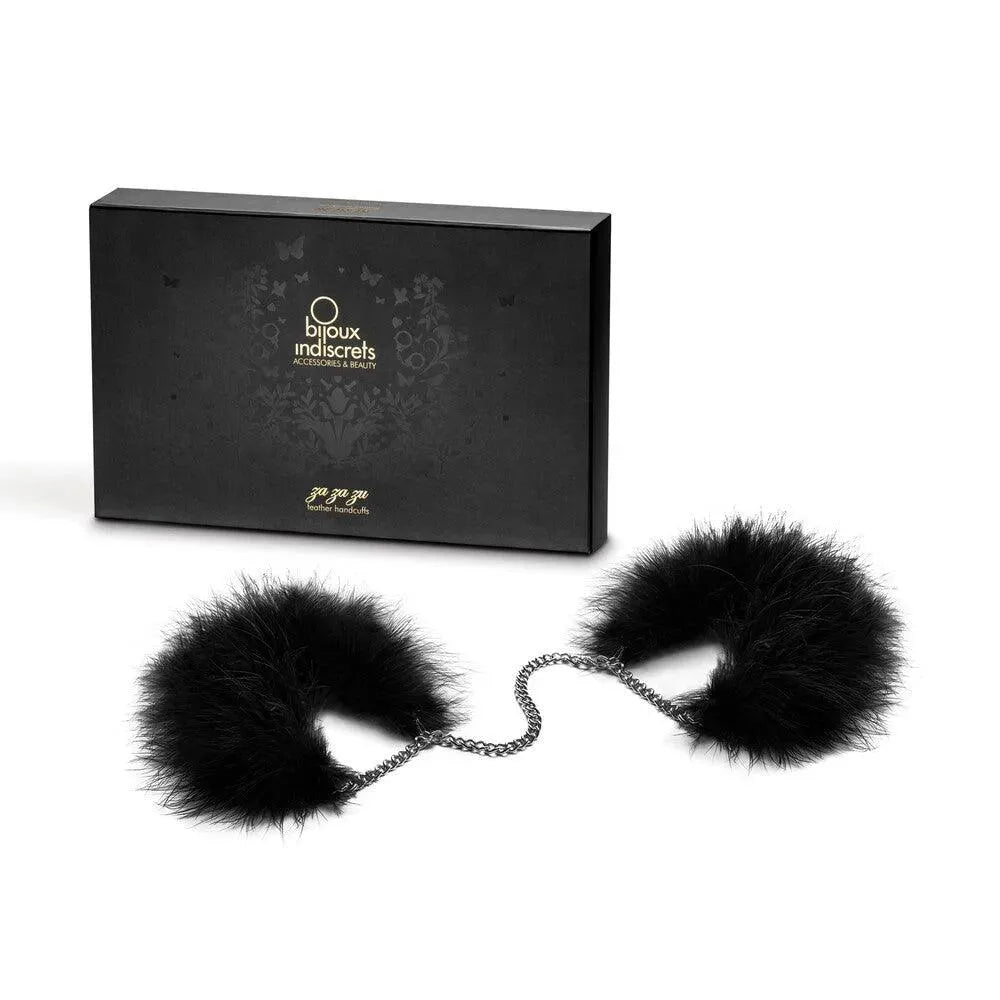 Bijoux Indiscrets Za Za Zu Feather Handcuffs - Rapture Works