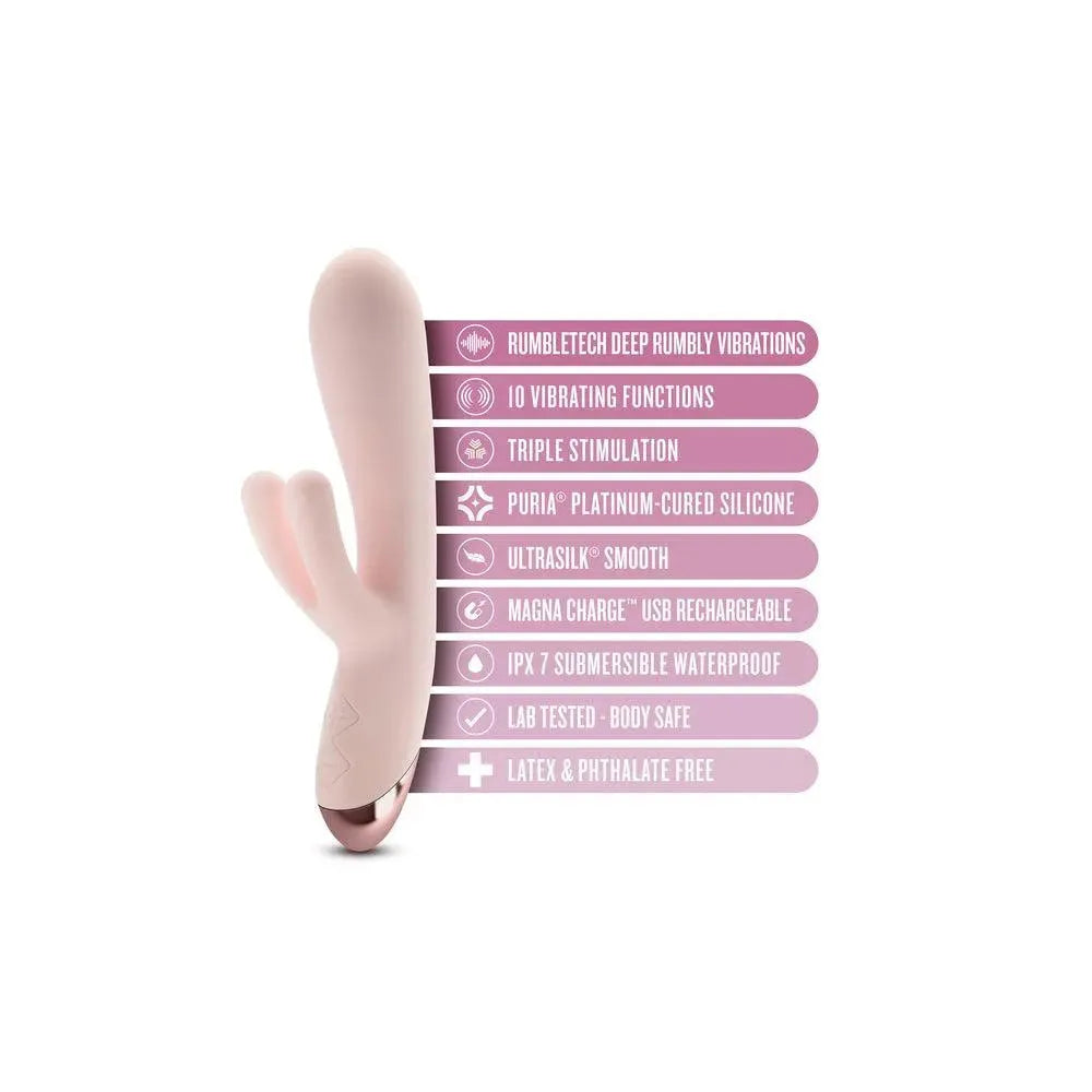 Blush Elora Pink Triple Stimulation Vibe - Rapture Works