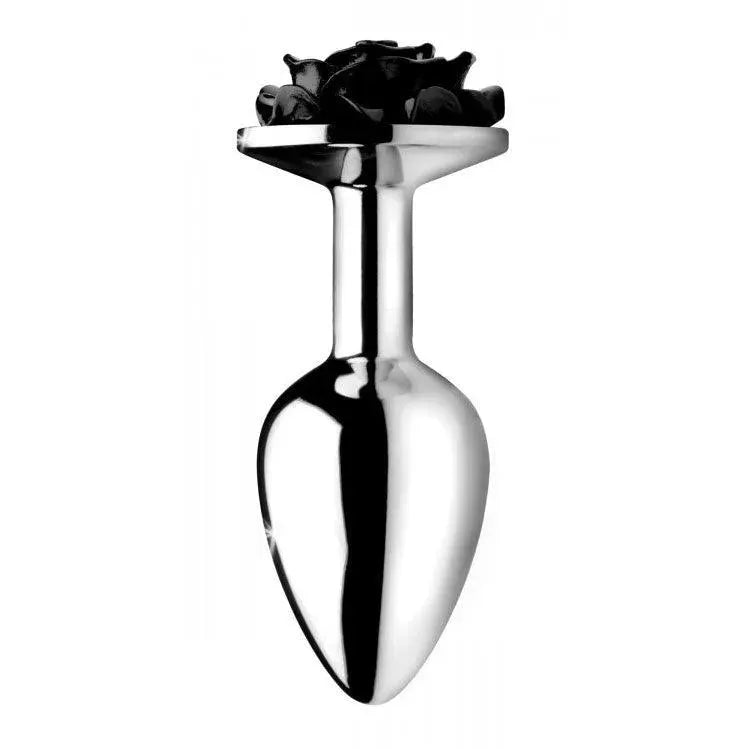 Booty Sparks Black Rose Anal Plug Medium - Rapture Works