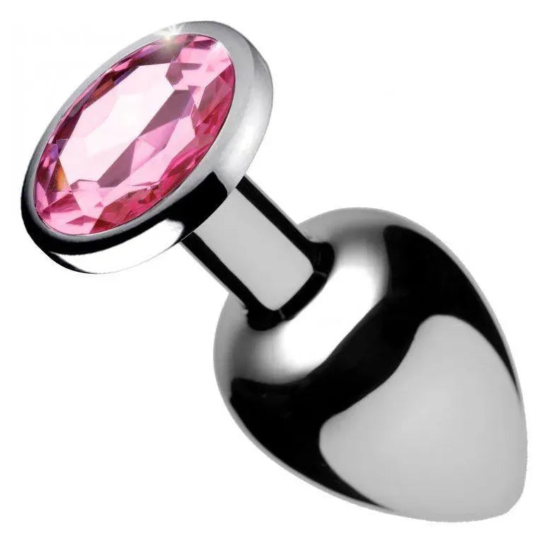 Booty Sparks Pink Gem Medium Anal Plug - Rapture Works