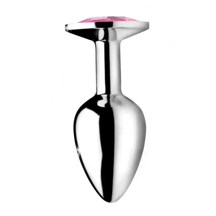 Booty Sparks Pink Gem Medium Anal Plug - Rapture Works
