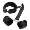 BREATHABLE BALL GAG WITH VELCRO CUFFS