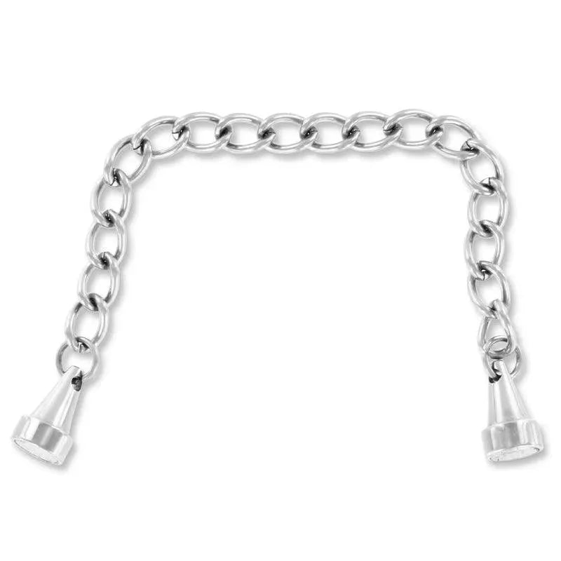 Brushed Steel Mini Magnetic Nipple Pincher x1 - Rapture Works