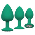 CHEEKY GEMS™ ANAL PLUG SET – GREEN