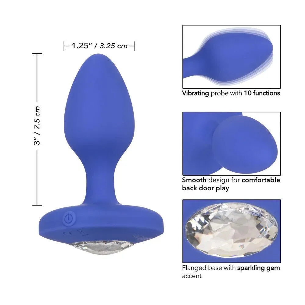 Cheeky Gems Medium Rechargeable Vibrating Butt Plug - Rapture Works
