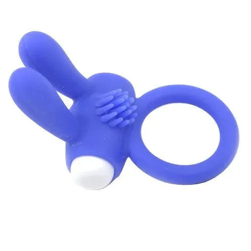 Cockring With Rabbit Ears Blue - Rapture Works