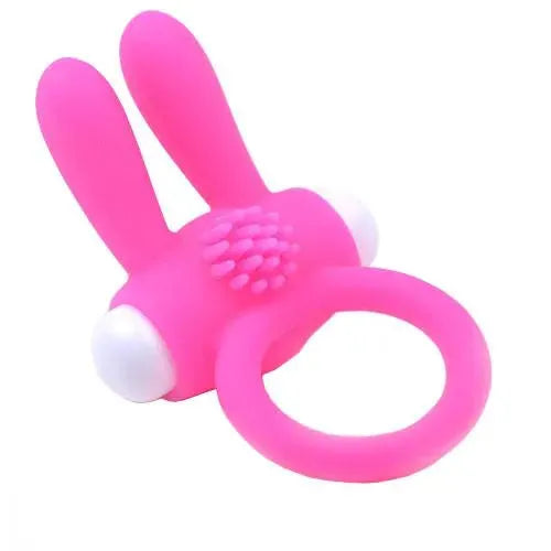 Cockring With Rabbit Ears Pink - Rapture Works