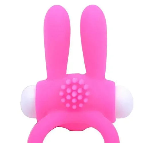 Cockring With Rabbit Ears Pink - Rapture Works