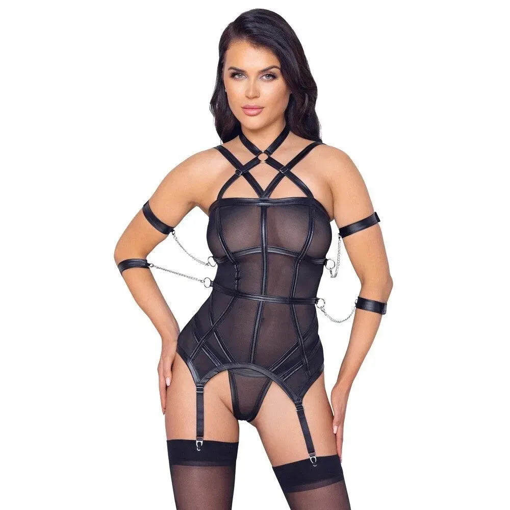 Cottelli Bondage Basque And String - Rapture Works