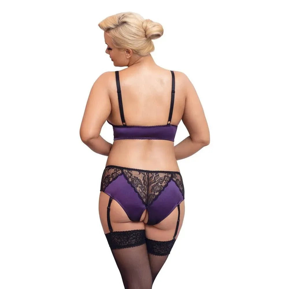 Cottelli Curves Bralette Suspender Set - Rapture Works