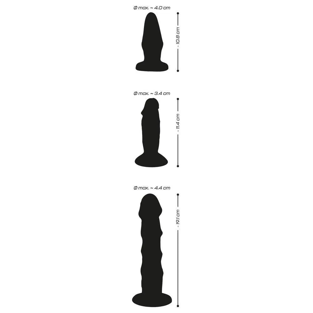 Crystal Clear Anal Training Set Pink - Rapture Works