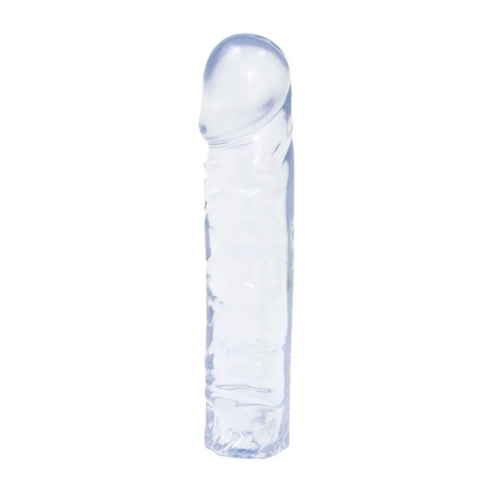 Crystal Jellies 8 Inch Dong Clear - Rapture Works
