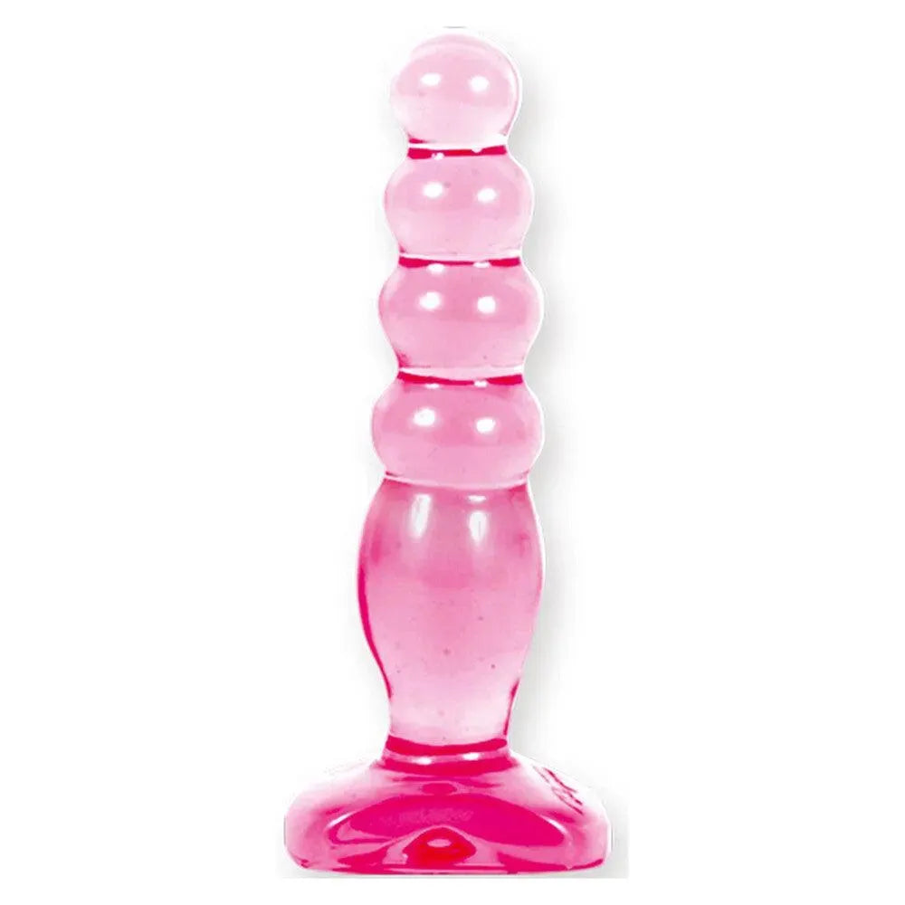 Crystal Jellies Anal Delight Butt Plug Pink - Rapture Works