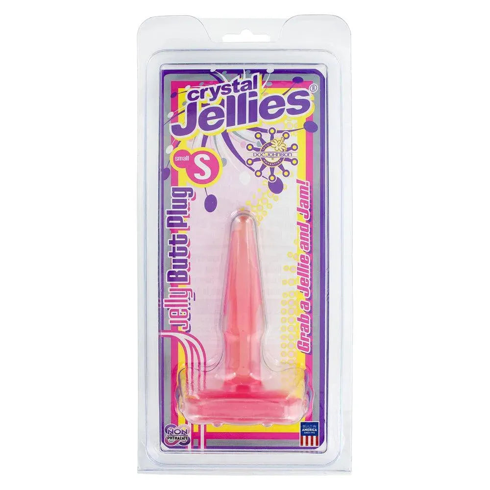 Crystal Jellies Small Butt Plug Pink - Rapture Works