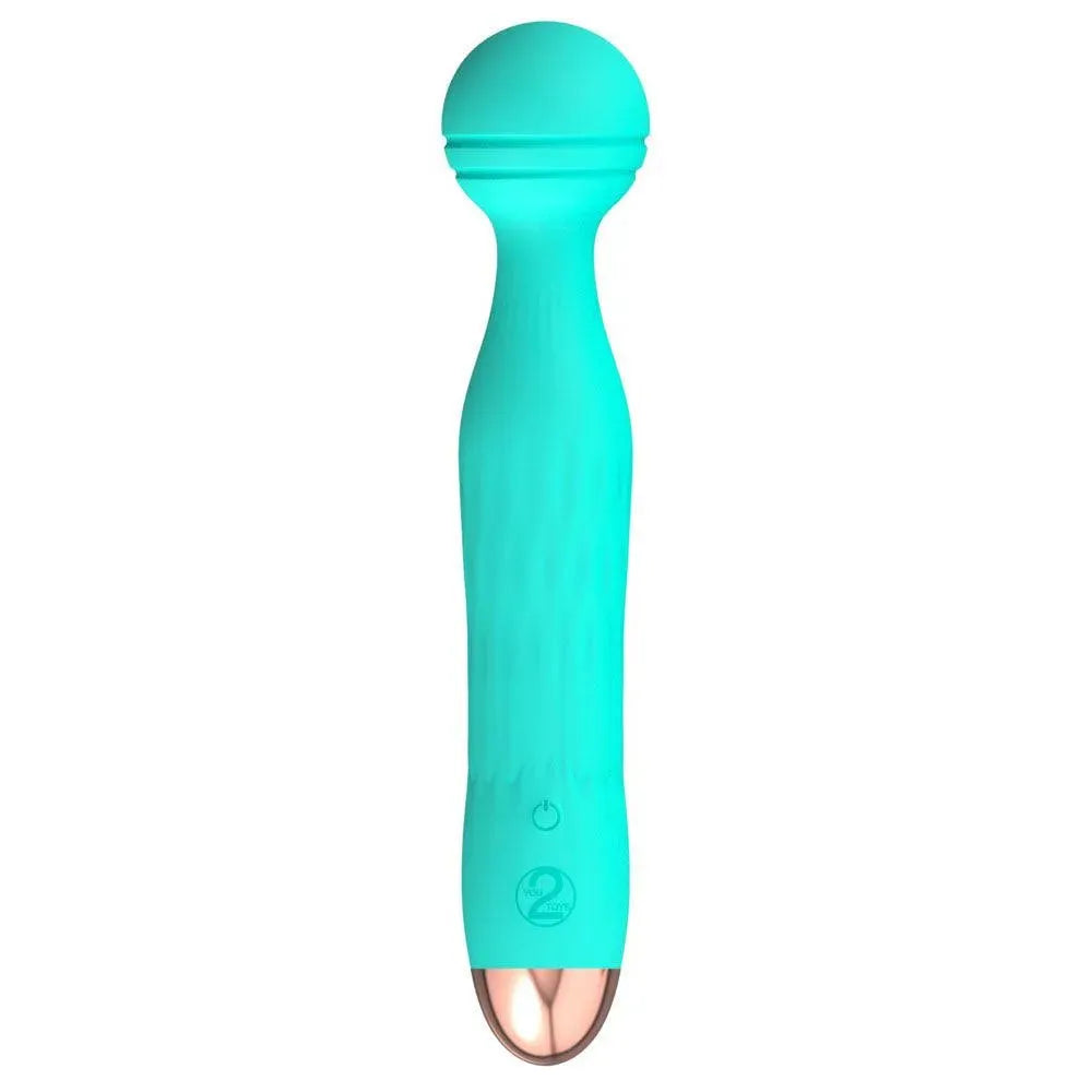 Cuties Silk Touch Rechargeable Mini Vibrator Green - Rapture Works